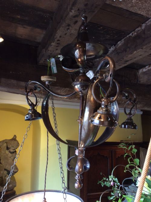 Arts Crafts Copper Chandelier 570485 Www Blankcanvasantiques