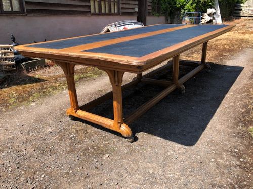 a 19th reformed gothic oak table