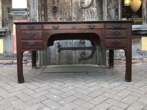 an 18thc century chippendale period geo ii mahogany partners desk