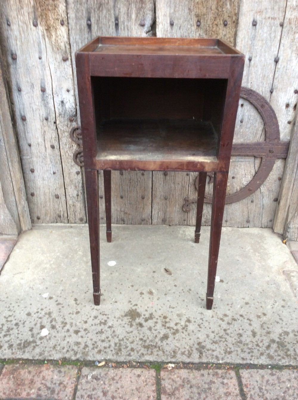 18thc mahogany book table